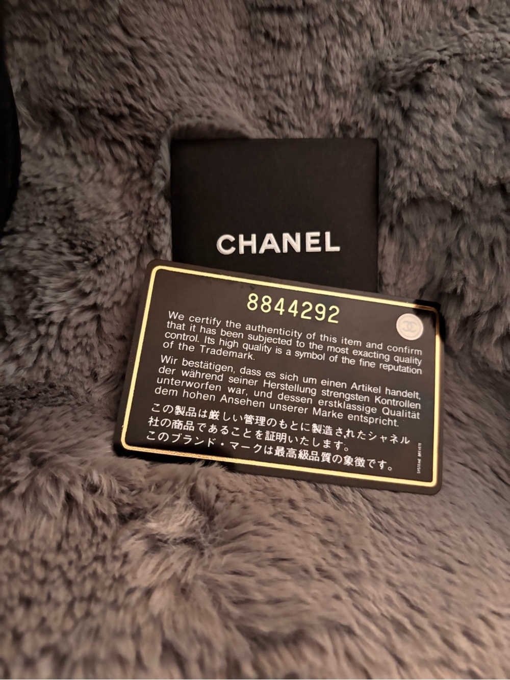 Authentic CHANEL Chocolate Bar Caviar Leather Bowler Bag – Silver Hardware - Picture 6 of 6